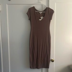 Medium, brown, “See You Monday” dress